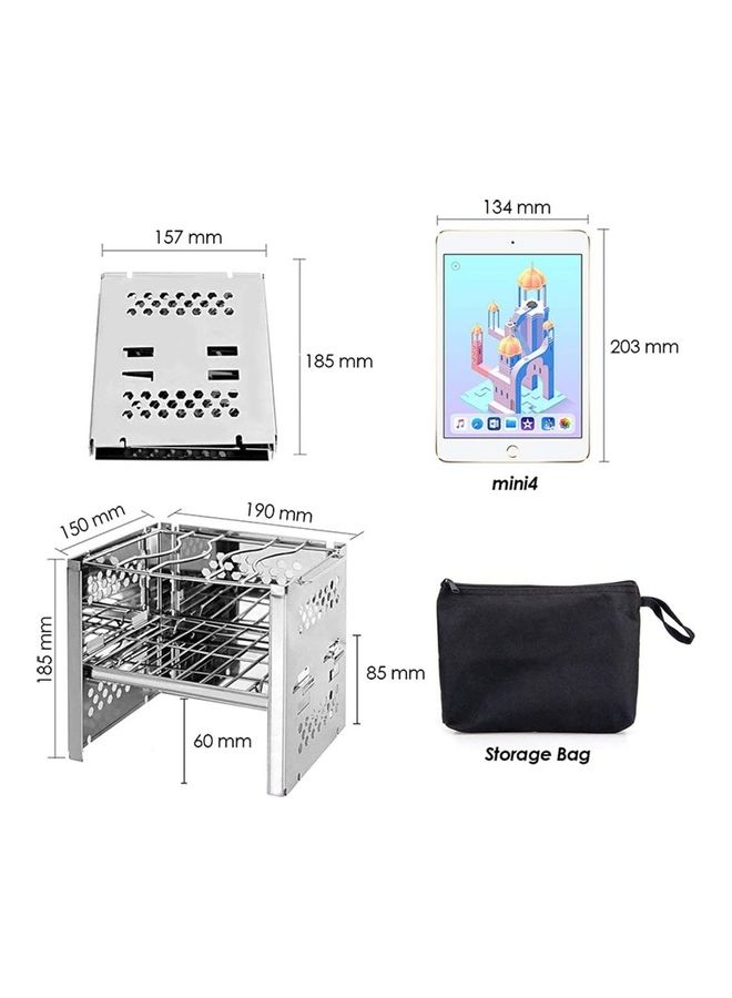 Portable Wood Burning Stove One Size