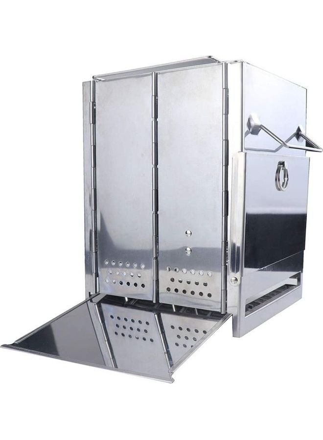 Portable Stainless Steel Wood Burning Stove 27 x 20 20cm