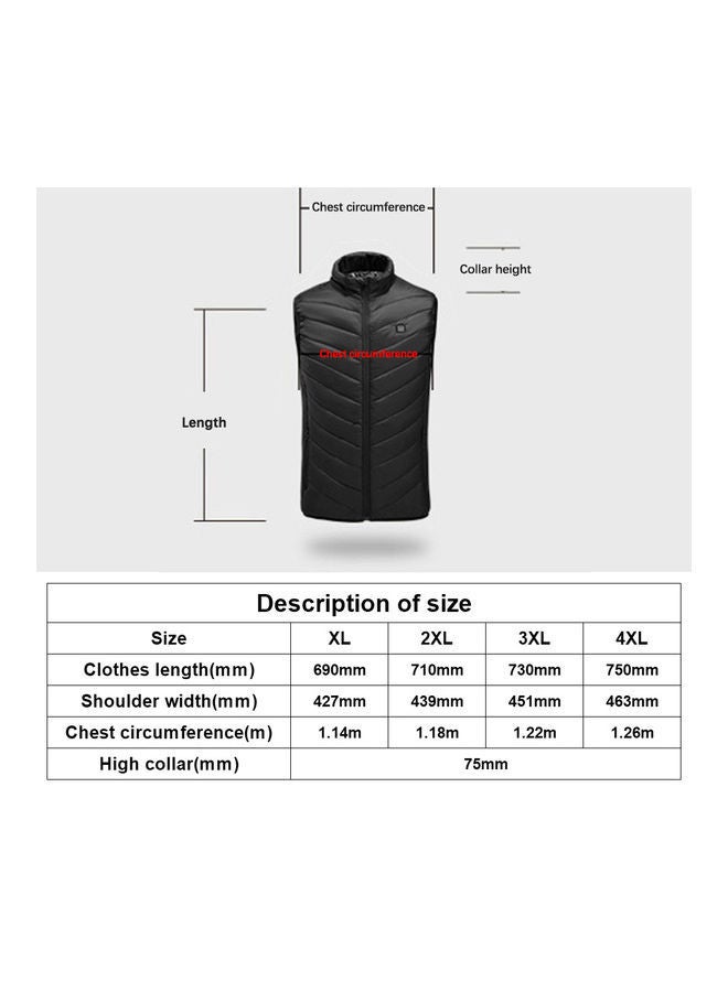 Outdoor Electric Thermal USB Heating Vest 3XL