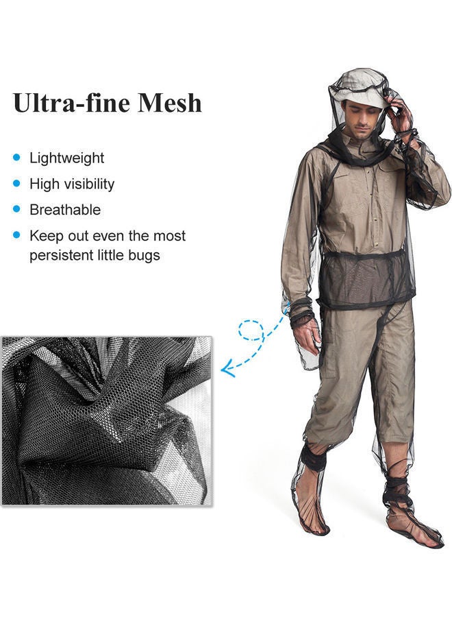 Lightweight Mesh Mosquito Gloves And Mittens With Socks