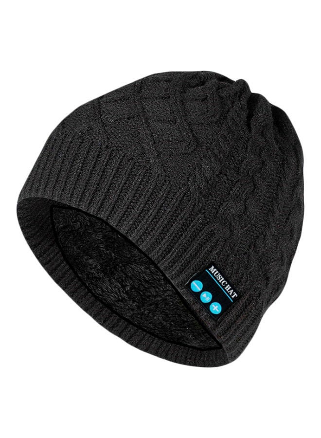 Bluetooth Knitted Hat With Mic One Size