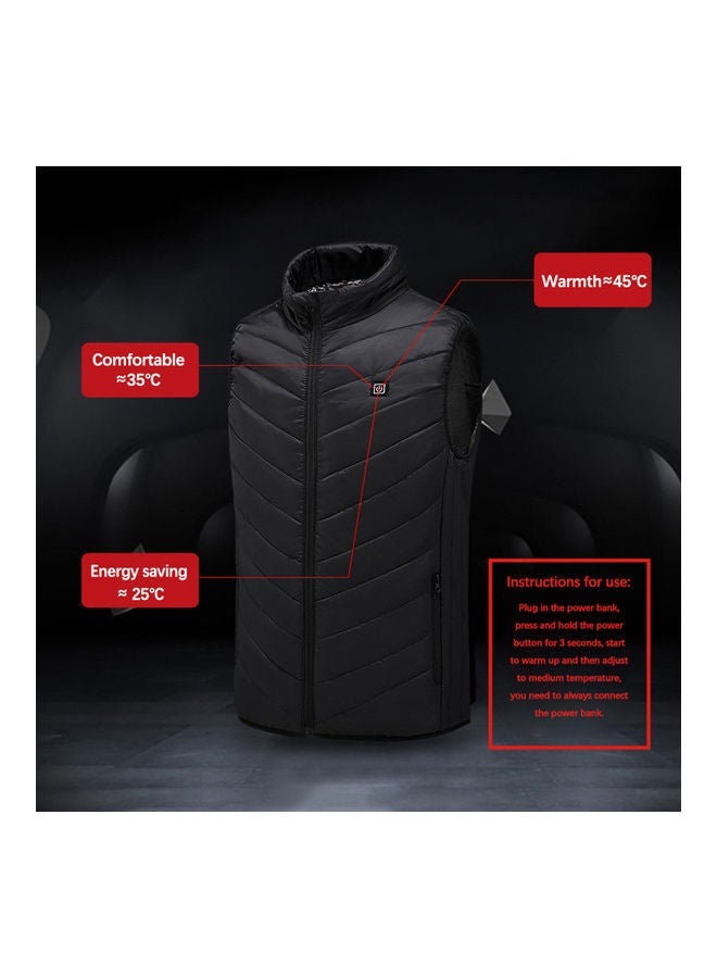 Outdoor Electric Thermal USB Heating Coat Vest XL