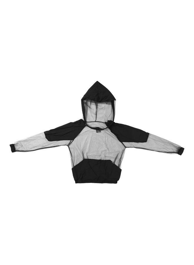 Lightweight Mesh Mosquito with Hood Outdoor Protection Bug Jacket Set