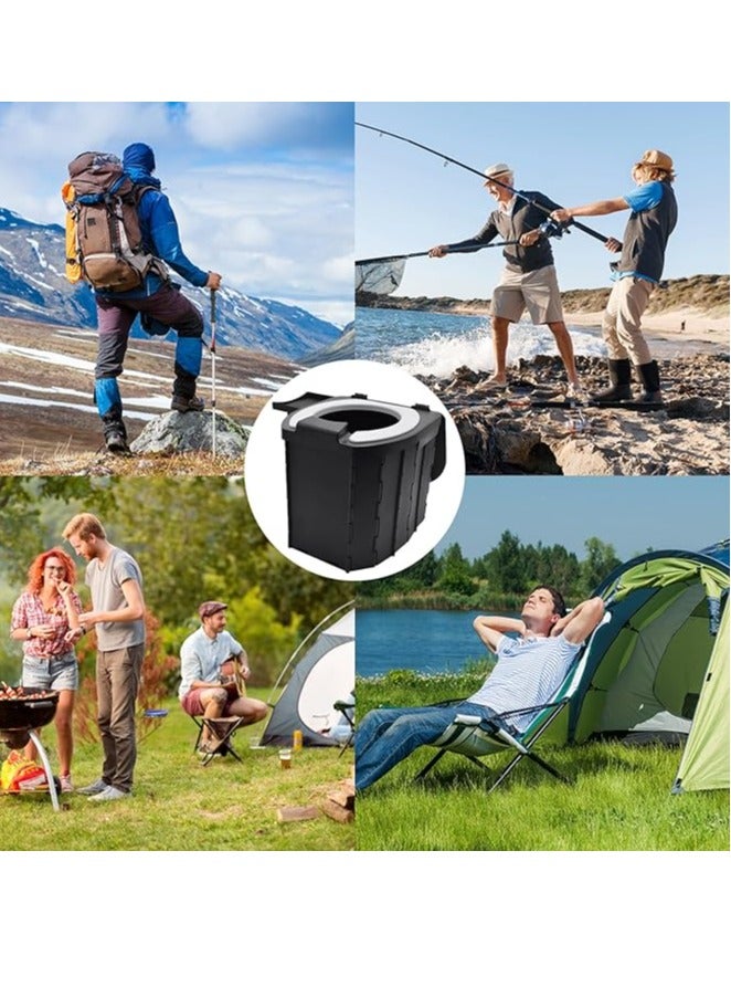 Portable Toilet Camping Toilet Outdoor Toilet Car Toilet Folding Stool Travel Potty Suitable for Camping Hiking Boating Traffic Jam