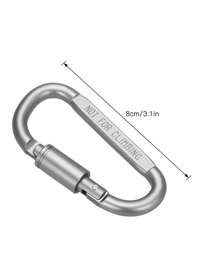 12-Piece Camping Carabiner 11x4x9centimeter