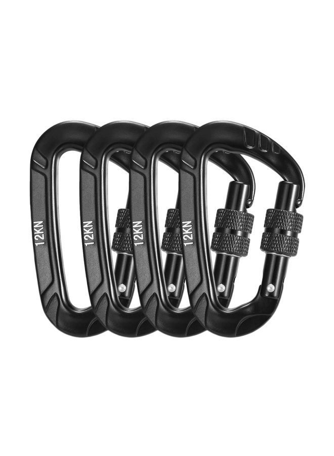 4-Piece Twist Locking Carabiner