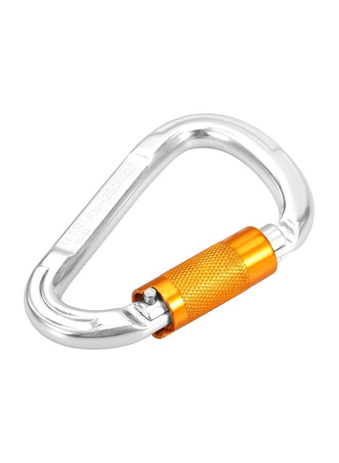 D Shape Twist Locking Carabiner