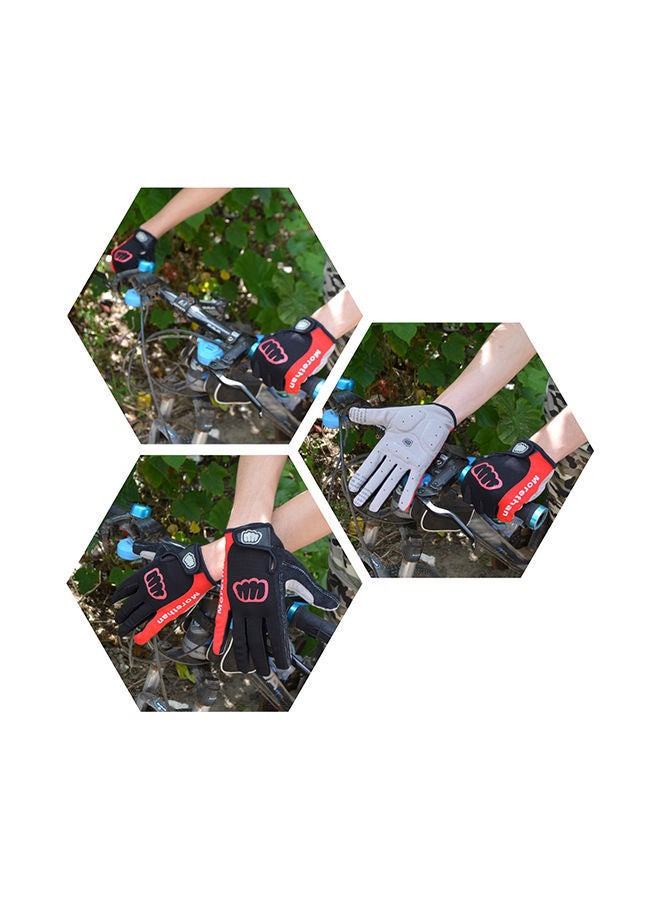Full Finger Anti Slip Gel Pad Motorcycle MTB Road Bike Winter Cycling Gloves