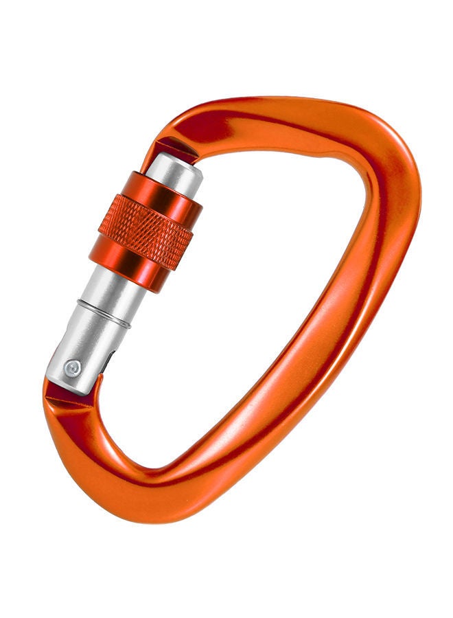 Carabiner With Screw Locking Gate 10x2x6centimeter