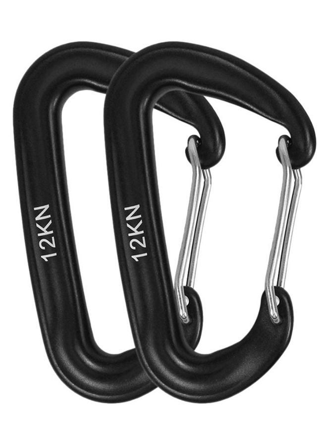 6-Piece Hammocks Camping Carabiner Clip Set 81 x 48millimeter