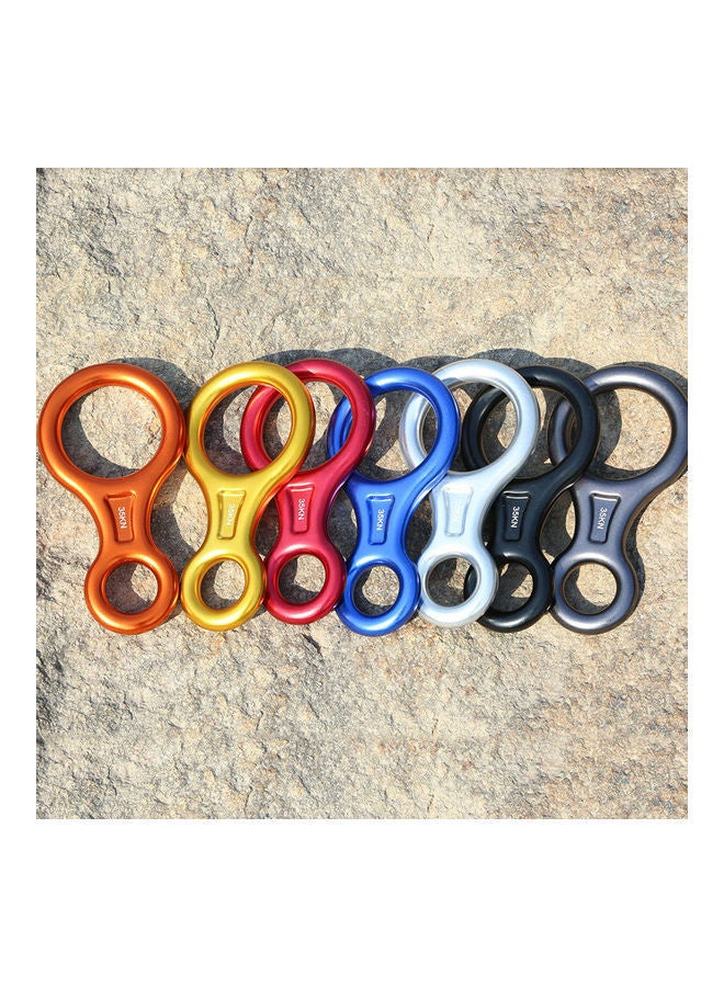 Outdoor Climbing Descender 8-Shape Descent Control Device for Rock 14*14*14cm