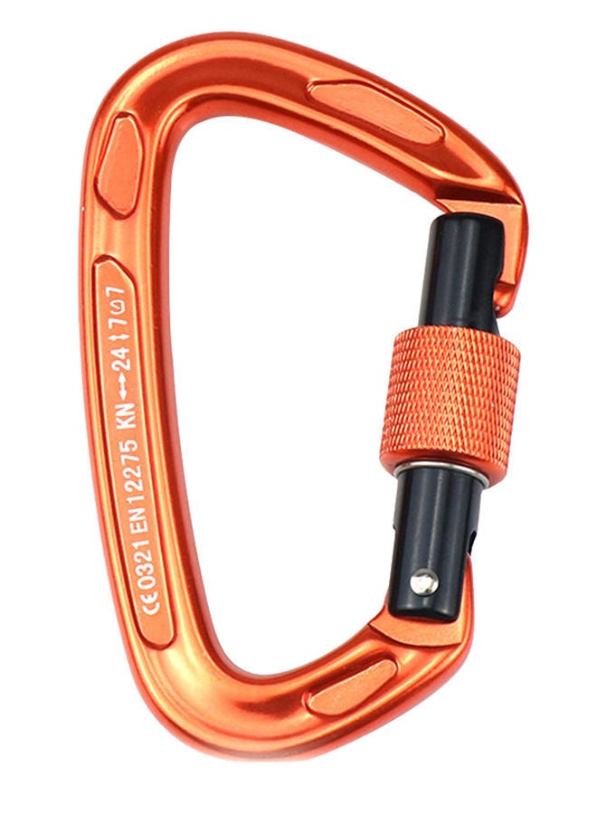 Carabiner With Screw Locking 10x2x6centimeter