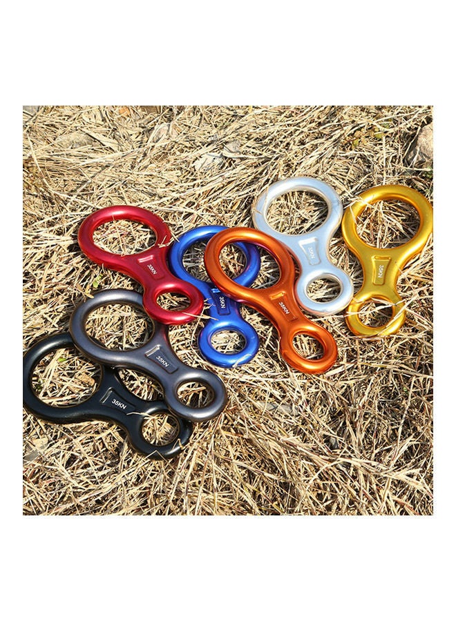 Outdoor Climbing Descender 8-Shape Descent Control Device for Rock 15*15*15cm