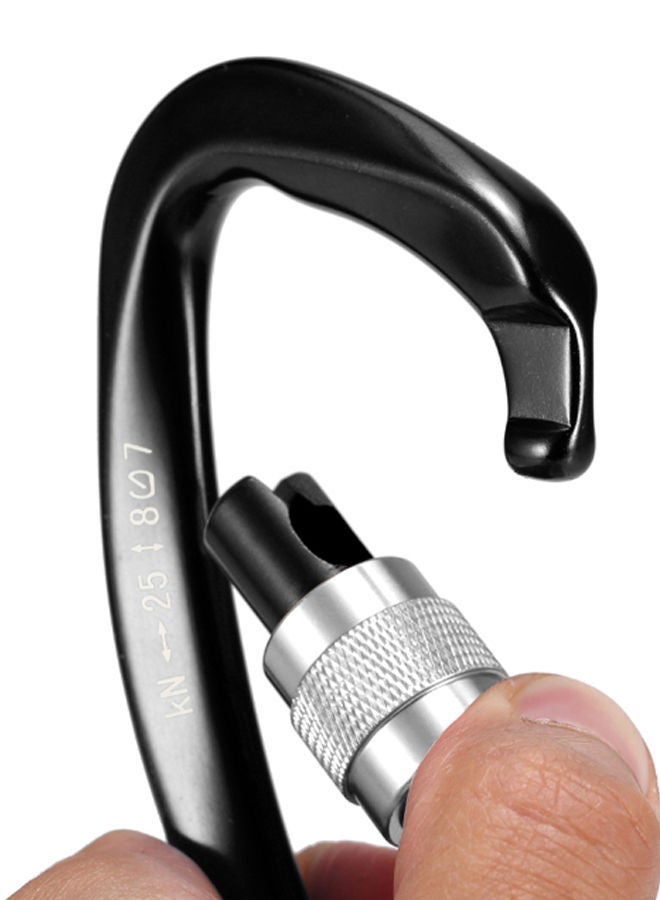 2-Piece Heavy Duty D Shaped Carabiner Set