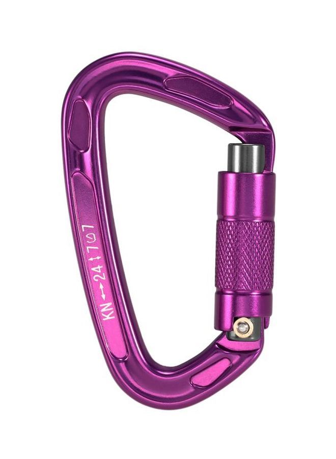 Twist Locking Gate Carabiner 10.20x1x6centimeter