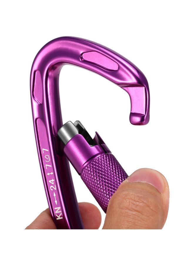 Twist Locking Gate Carabiner 10.20x1x6centimeter