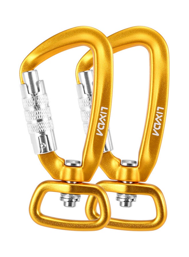 2-Piece Swivel Carabiner Clip