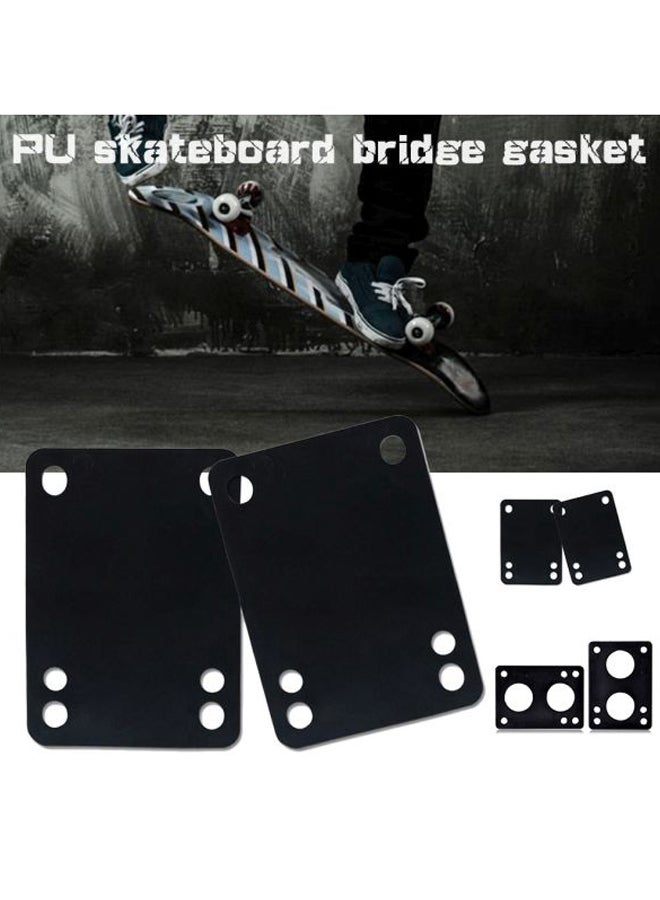 2-Piece Skateboard Riser Pads Bridge Gaskets