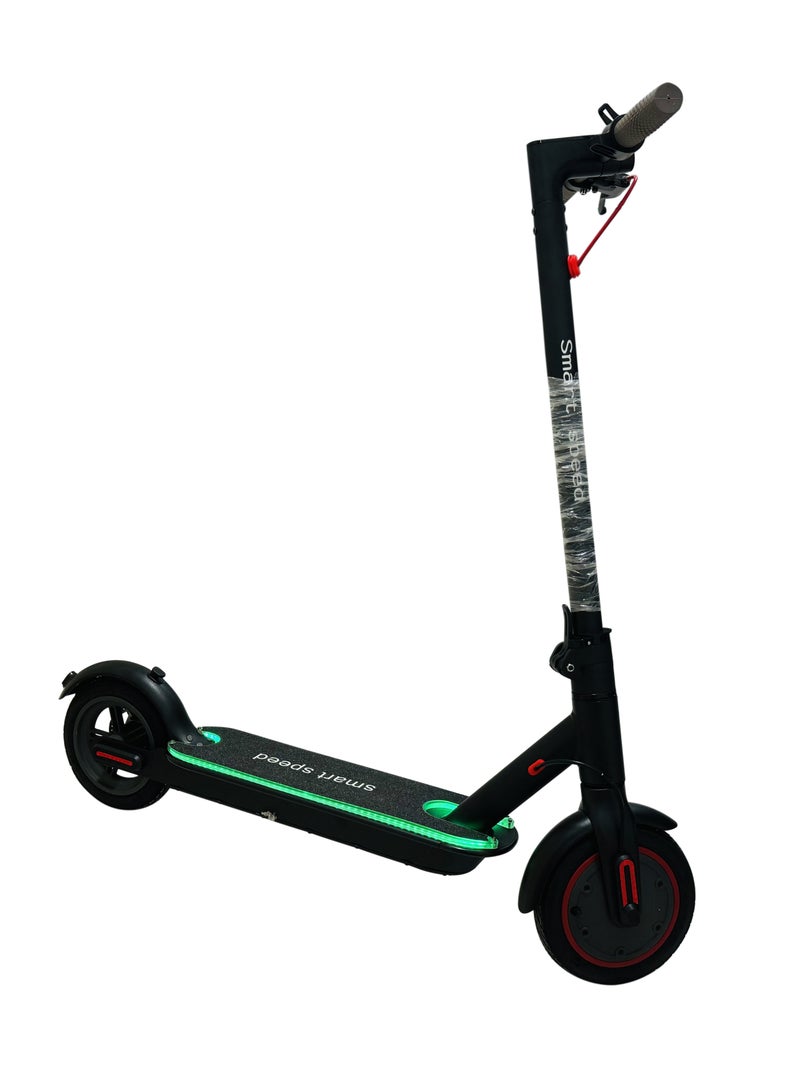 Electric Scooter for Adults – Lightweight, Foldable Design, 25km/h Speed, 18-25km Range, 12kg with Flashy Lights