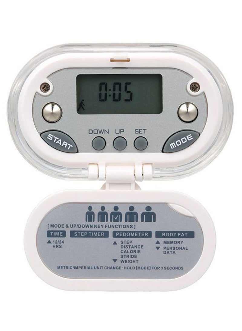 Mini Step Counter Multi-Functional Pedometer 6.5centimeter