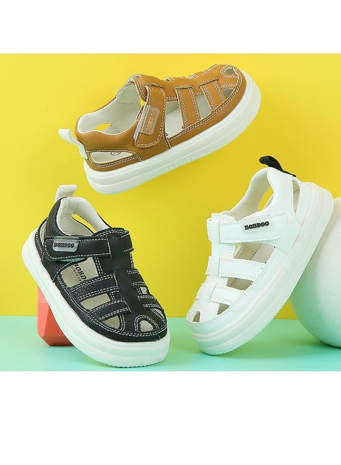 Small And Medium-Sized Boys' Toe Cap Sandals Functional Walking Shoes