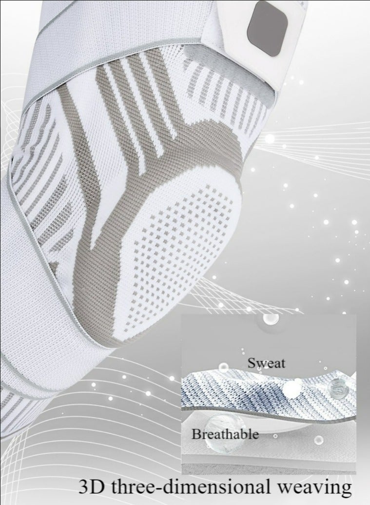 Professional silicone knee brace, men's knee support, women's knee support, suitable for running, anterior cruciate ligament, joints, suitable for people with upper knee circumference 47-56cm - 2 pieces