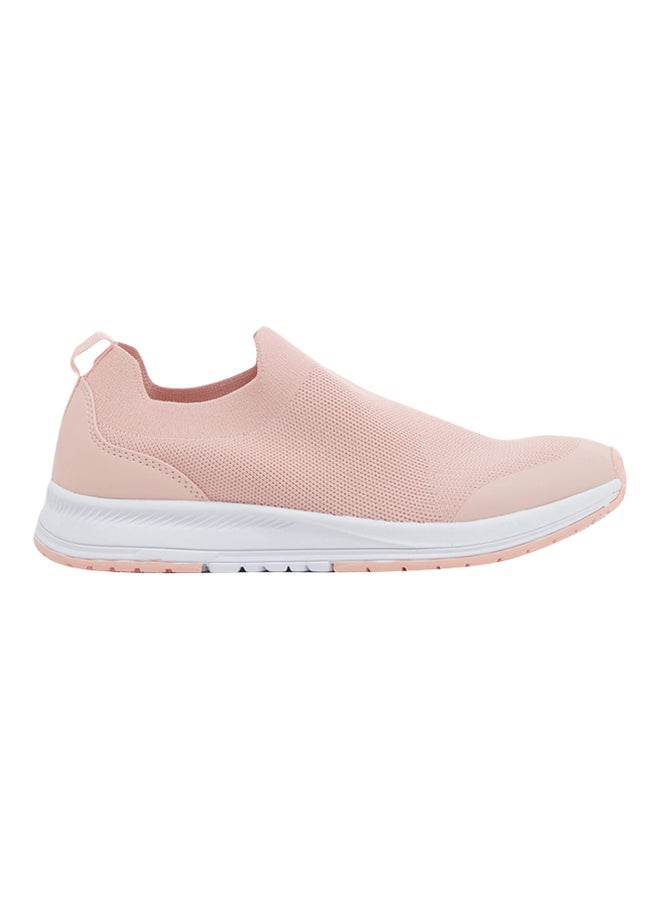 Mesh Slip-On Shoes Pink