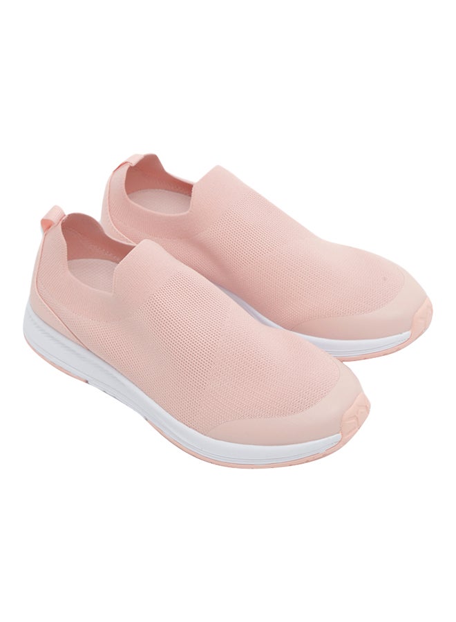 Mesh Slip-On Shoes Pink