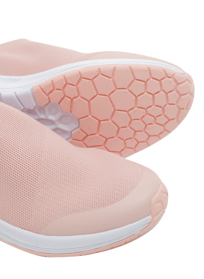 Mesh Slip-On Shoes Pink