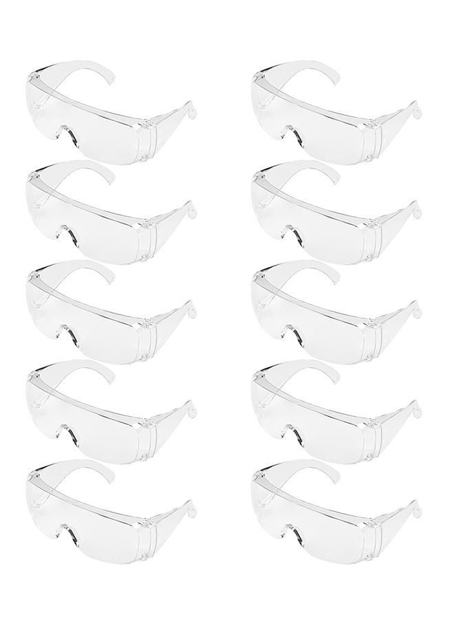 10-Piece Adjustable Anti-Fog Protective Safety Goggles