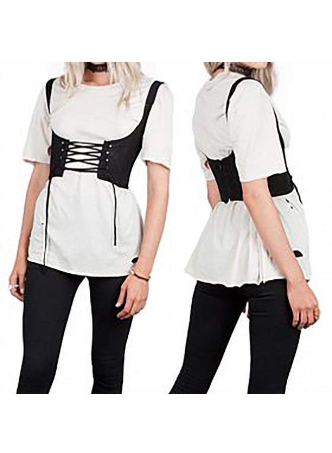 Lace Up Waistband Corset