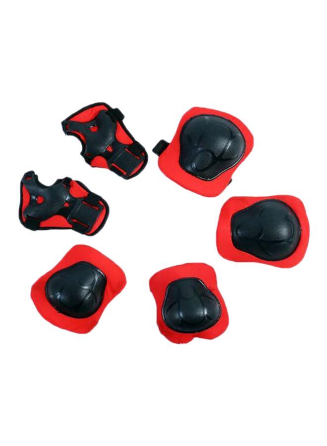 6-Piece Knee And Elbow Pad Set 20x12x2cm