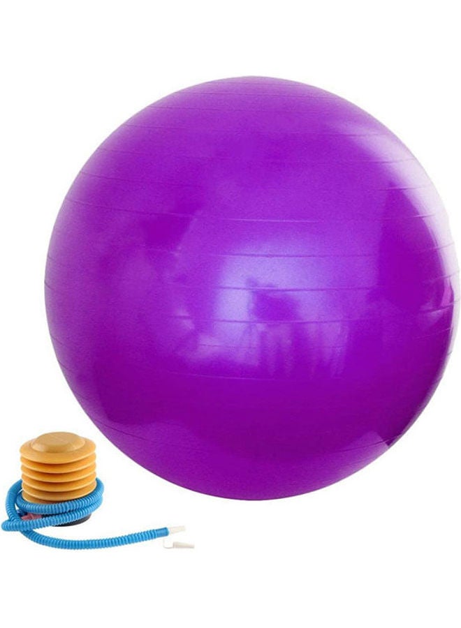 Yoga Ball Gym 85Cm Balance Stability For Fitness And Exercise With Air Pump