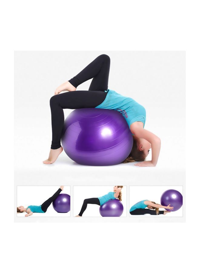 4-Piece Anti-Slip Yoga Ball With Pump Set