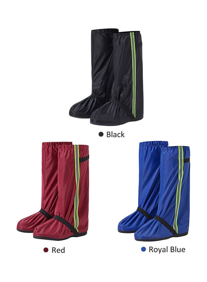 Rain Boot Shoe Covers With Reflective Strips