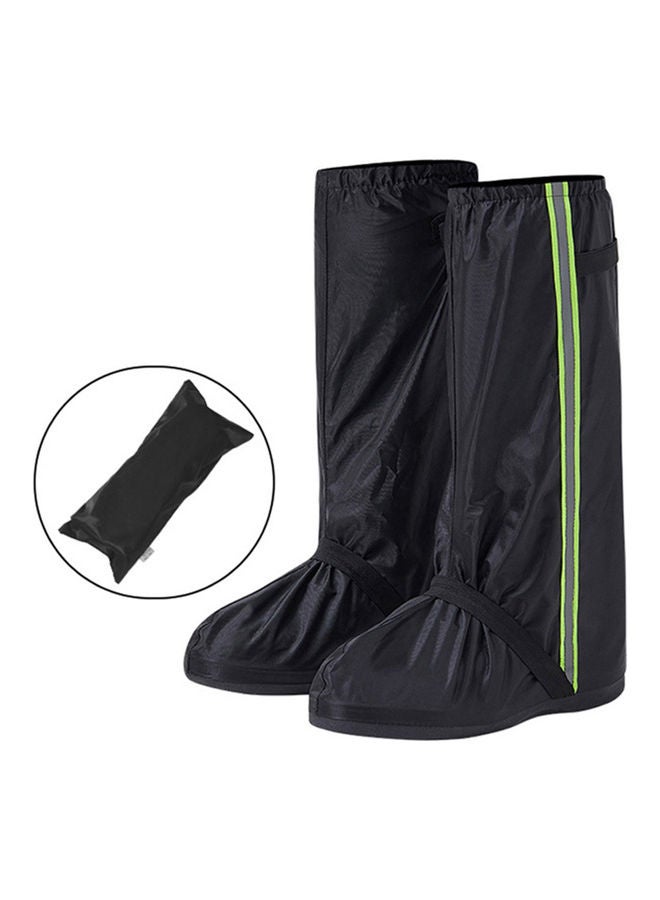 Rain Boot Shoe Covers With Reflective Strips