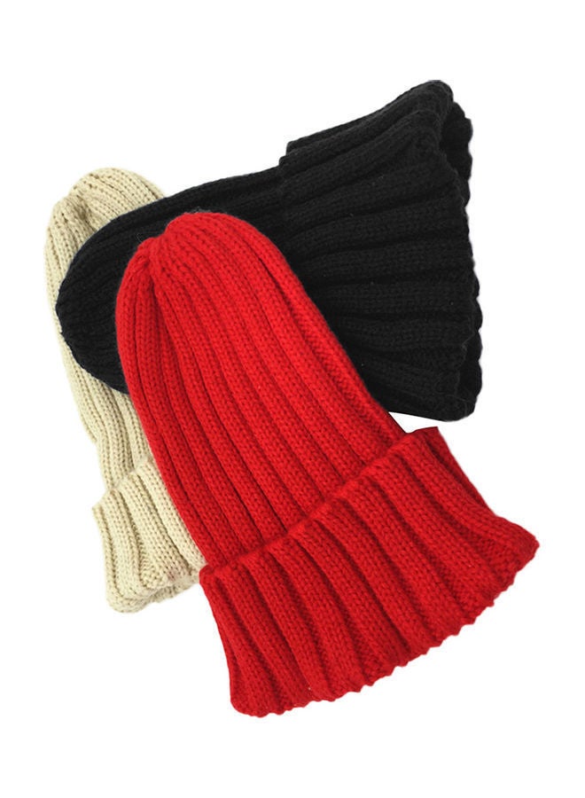 Winter Autumn Women Beanie Knitted Solid Color Hat Warmer Bonnet Casual Cap 0.08kg