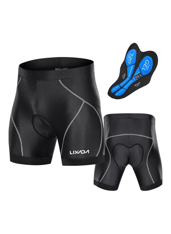 Men 3D Padded Leg Grips Bicycle Shorts L