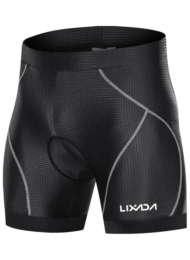 Men 3D Padded Leg Grips Bicycle Shorts L