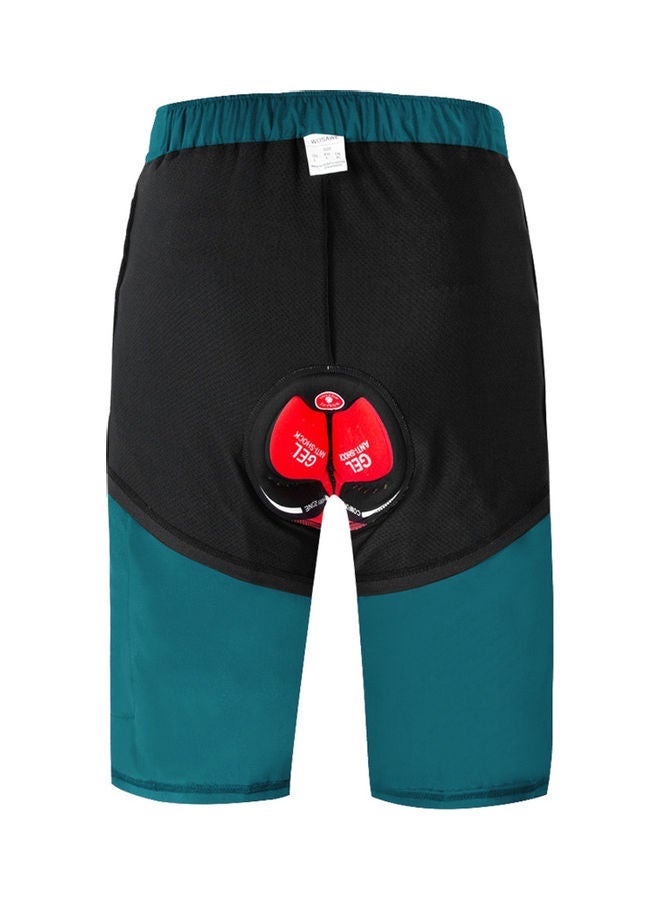 Breathable Gel-Padded 2-In-1 Cycling Shorts