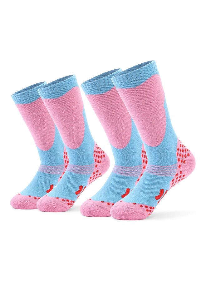 Pair Of 2 Anti-Skid Socks One Size