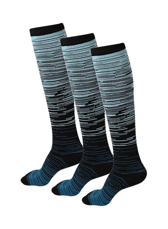 Pair Of 3 Cycling Stockings Socks S