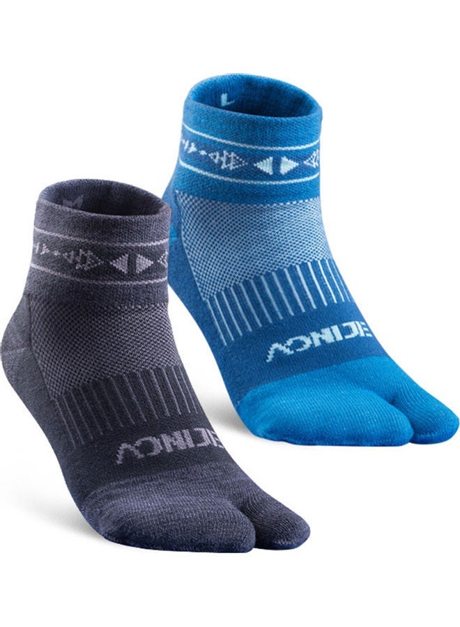 Pair Of 2 Big Toe Anti-Skid Socks L