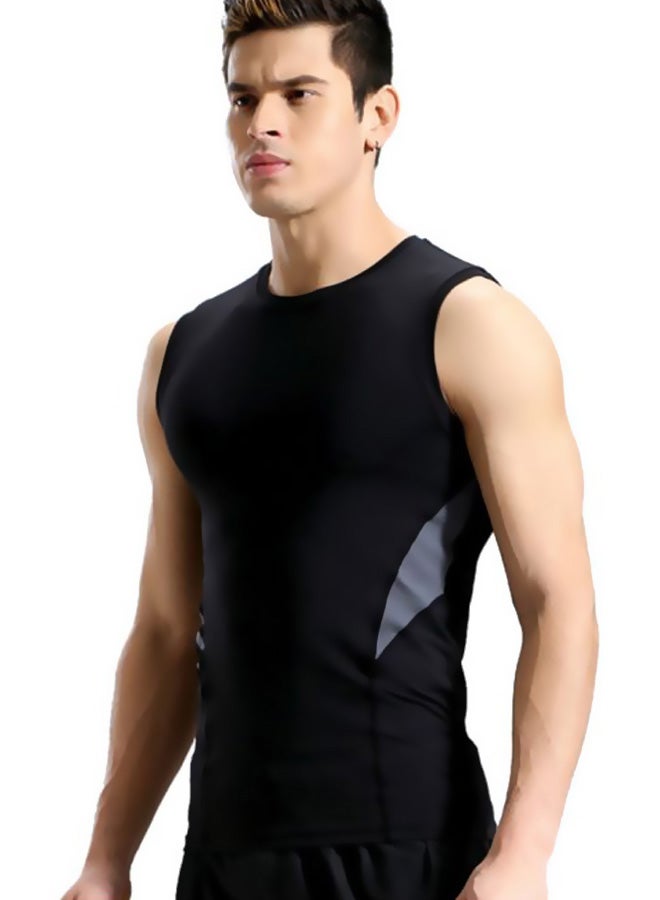 Quick Dry Running Vest Black/Grey