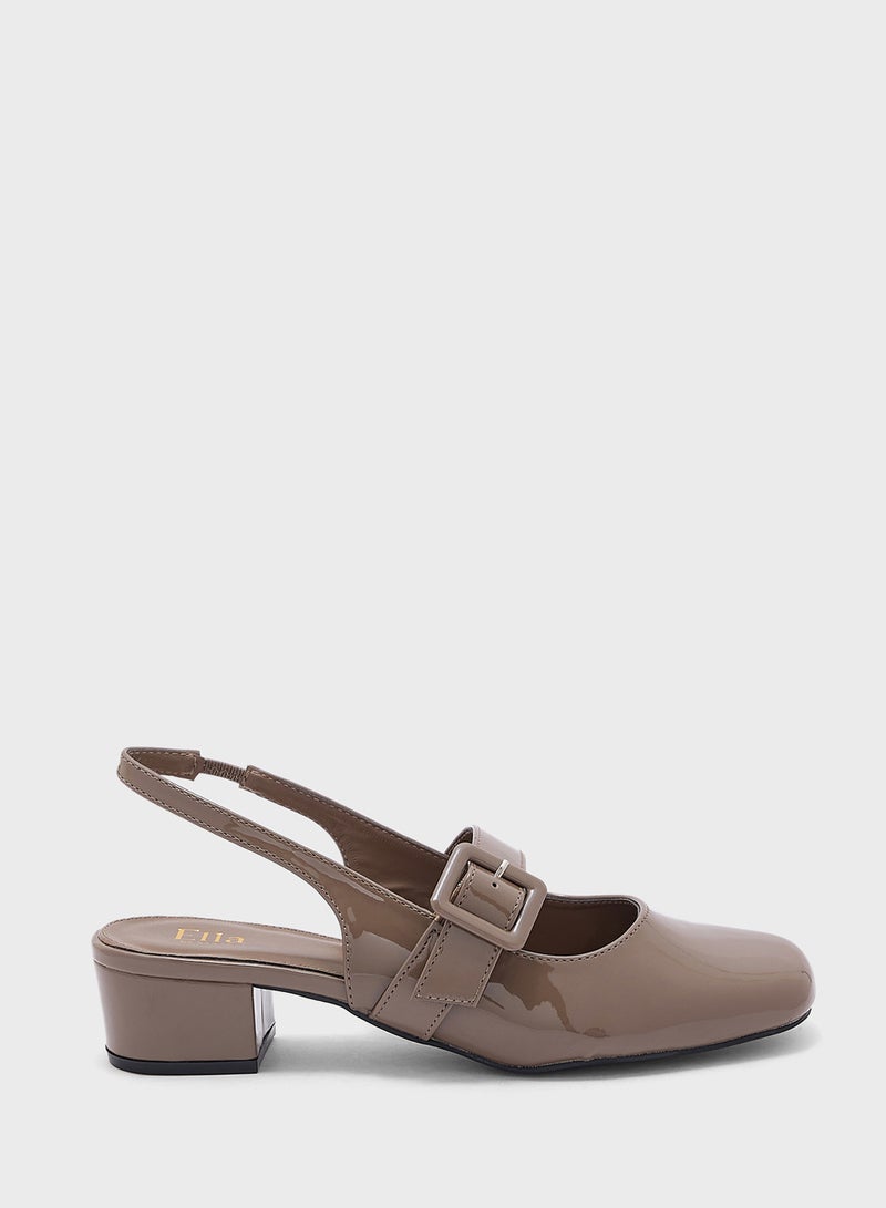 Block Heel Mary Jane Pump