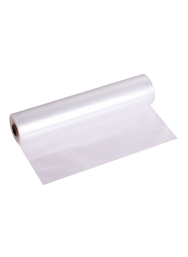 2-Piece Multifunctional Vacuum Sealing Bags Clear 565grams