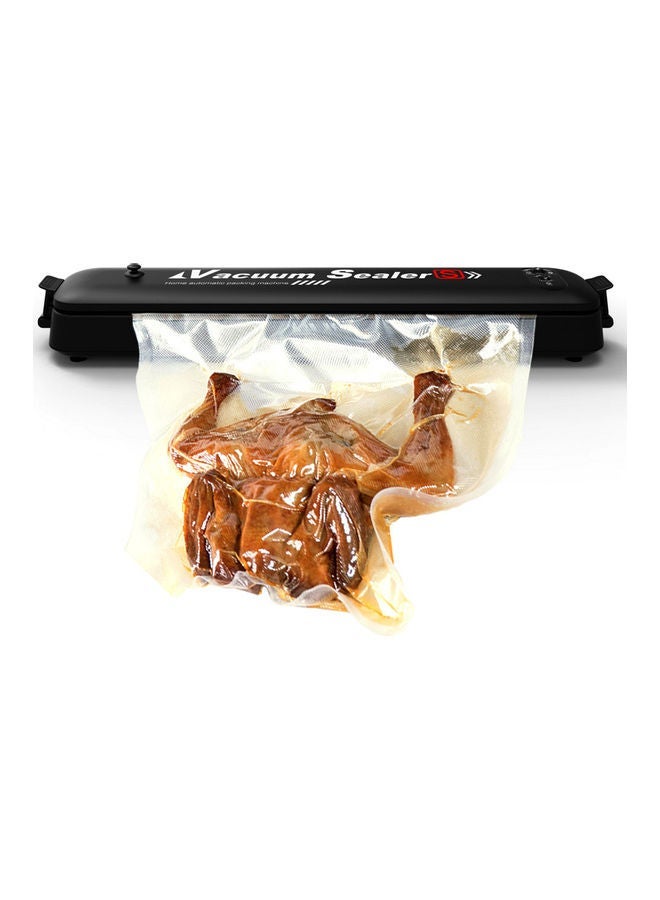 Automatic Mini Type Food Vacuum Sealer with 15 Pocket Black 37.00 x 5.50 7.00cm