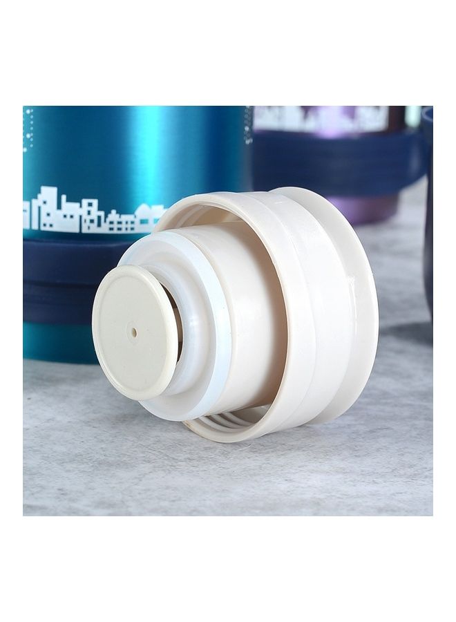 Stainless Steel Starry Sky Double-Layer Vacuum Flask Blue/White