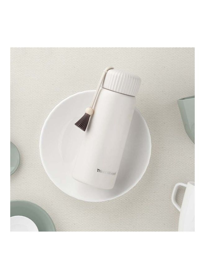 Stainless Steel Tassel Vacuum Flask White/Beige