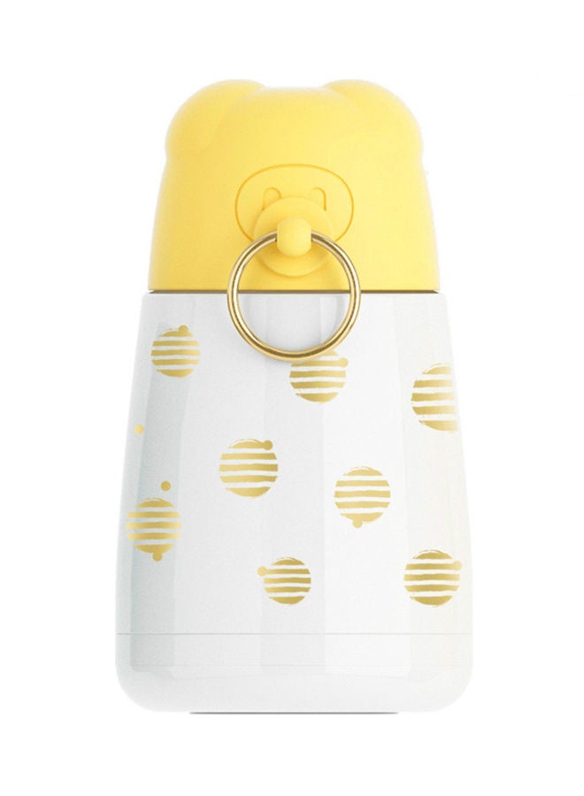 Jipush Stainless Steel Thermos Water Bottle White 300ml